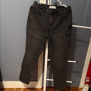Abercrombie & Fitch Charcoal High Rise Jeans